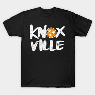 Retro Grunge Knoxville Tri Star Tennessee T-Shirt